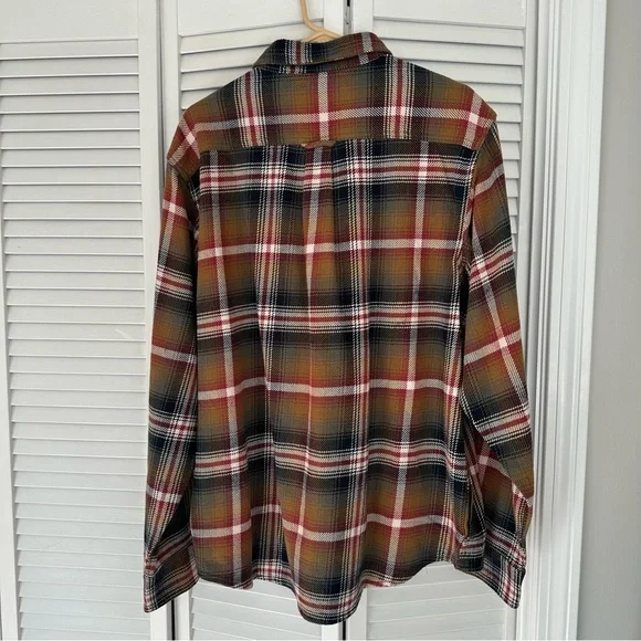 NWT Orvis Men's Plaid Flannel Shirt 100% Heavyweight Cotton XL - Picture 2 of 9